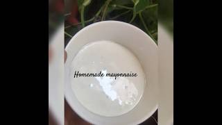 Homemade Mayonnaise shorts cooking viralshort [upl. by Inalial]