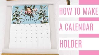 How To Make A Calendar Holder Video [upl. by Fedora]