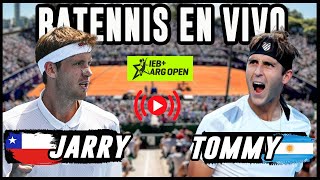 Nicolás Jarry vs Tomas Etcheverry  Argentina Open 2024  Reaccionando en vivo [upl. by Nibla]