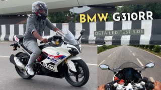 BMW G 310 RR Detailed Test Ride Review [upl. by Alesandrini]