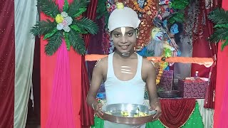 bahut hi Sundar jhanki Sudama ji kiaao aao sanvariya bhog lagao chhappan bhog taiyar🧀🍎🥯🍒🍕🍌 [upl. by Restivo]