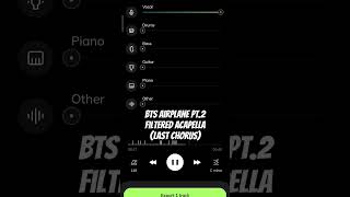 BTS  Airplane Pt2 Japanese Version Filtered Acapella  Last Chorus fyp hiddenvocals bts [upl. by Nnylarat]