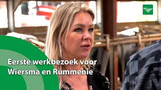 Eerste werkbezoek voor BBB bewindslieden Wiersma en Rummenie [upl. by Maria]