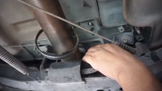 fixing carrier bearing on 95 Nissan pickup [upl. by Eelessej]