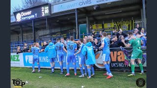 Dover fc vs Harrogate Town vlog 10 minutes of madness [upl. by Nnayllek359]