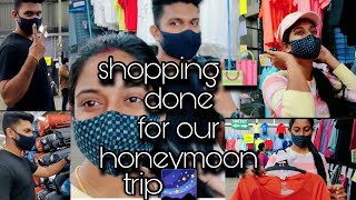 yey💃  All set for honeymoon trip😍✅️shopping for honeymoon  our first shopping after marriage😄 [upl. by Rorrys899]