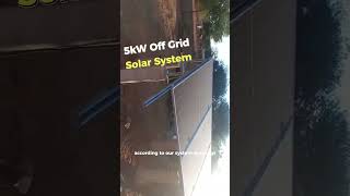 Building An 5kW Off Grid Solar System to Power Botswana House [upl. by Tereb701]