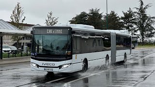 Disneyland Paris Transport  Navette Hôtels  IVECO Bus Urbanway 18 MildHybrid NF nº [upl. by O'Carroll]