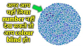 Colour Blindness Test Hindi TYB 2017  Test Your Brain 2018 [upl. by Wilkison880]