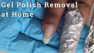 Remove Gel Polish at Home Easy Gel polish removal without damage [upl. by Maiga]