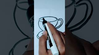 Cup plate drawing siyaaarteducation artneducation drawing art artandcraft [upl. by Ycal]