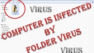 How to Remove Folder Virus from computer without using Antivirus [upl. by Emmet]