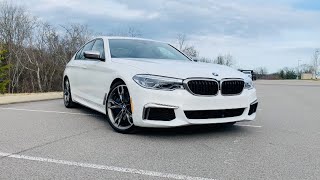 2019 BMW M550i Review  Startup Exhaust Indepth Tour [upl. by Powder]