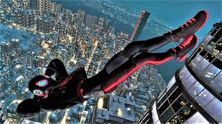 Spider Man Miles Morales  High Action Combat amp Crazy Finishing Moves [upl. by Joete]