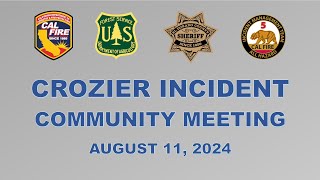 Crozier Incident  Community Meeting 081124 [upl. by Nylssej300]