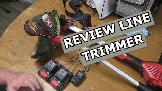 OZITO 36V LINE TRIMMER REVIEW PXCLTK2182E [upl. by Oibaf]