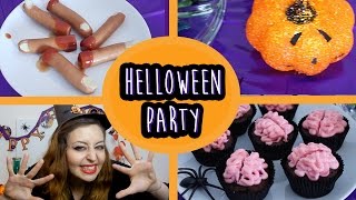 DIY Halloween Party Snacks und Deko [upl. by Semela639]