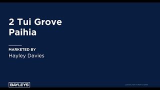 2 Tui Grove Paihia [upl. by Camel585]