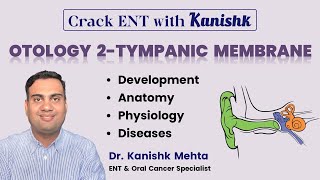 TYMPANIC MEMBRANE  ANATOMY OF EAR  ENT LECTURES  NEET PG  DR KANISHK MEHTA [upl. by Yenterb]