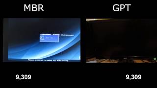 Windows 8 boot with MBR and GPT comparison [upl. by Tut]