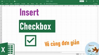 Cách sử dụng Checkbox siêu hay trong excel Bạn cần biết [upl. by Cleopatre]