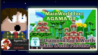 8 DL Main World Preview  Growtopia World Showcase [upl. by Anaud524]