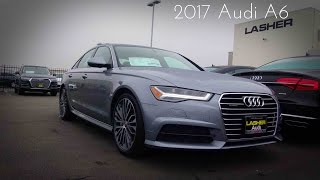 2017 Audi A6 SLine 20 L Turbocharged 4Cylinder Review [upl. by Wolliw]