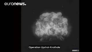 Archive footage of secret US nuclear tests made public [upl. by Winfield205]