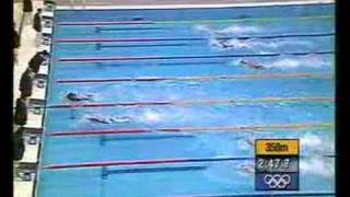 Mens 4 x 100m Freestyle Relay Sydney Olympics 2000  wwwWobblyBlockcom [upl. by Snowber366]