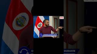 Periodista en costa rica encara a nayib bukele sobre 30000 presos inocentes [upl. by Jeggar]