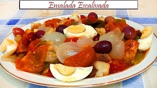 Ensalada Escalivada  Receta de Cocina en Familia [upl. by Putnem]