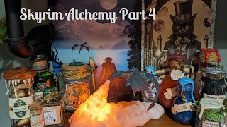 Skyrim Alchemy Part IV  Making Potions amp Ingredients for Home Decor [upl. by Llyrpa192]