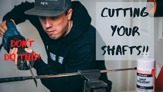 How To CUT Golf Clubs and Regrip Them At Home  Shortening Clubs Made EASY Golf Pride Grips [upl. by Ecinehs156]