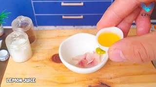 How to Cook Miniature Red Snapper Sashimi  Snapper Recipe  Tiny Cooking [upl. by Innoc]