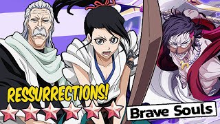 COMO ELES FICARAM GAMEPLAY BYAKUYA KOGA E GINREI VERSÃO RESSURRECTIONS BLEACH BRAVE SOULS [upl. by Spanos]