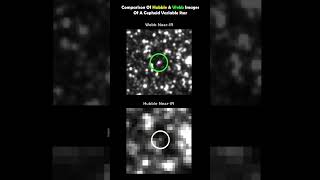 Comparison Of Hubble amp Webb Images Of A Cepheid Variable Star [upl. by Bertila779]