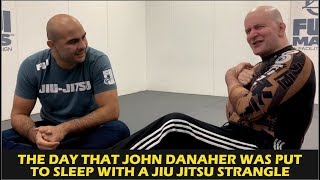 The Day That John Danaher Was Put To Sleep With A Jiu Jitsu Strangle BJJ Choke [upl. by Eceinert]