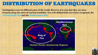 Distribution of Earthquakes  Hindi  Part11  Engineering Geology [upl. by Mariele]