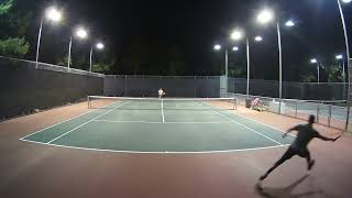 Absolutely Insane Lob Winner  Age 47  USTA 50 Tennis [upl. by Ariak372]