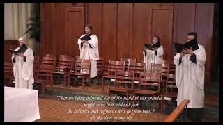 Benedictus Dominus Deus The Song of Zechariah Chant Joseph Pring [upl. by Alyakam843]