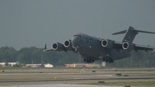 C17 Globemaster Short Take Off and Landing [upl. by Ekim318]