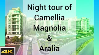 the Camellias  NIGHT TOUR OF GOLF LINK  dlf the magnolia  dlf the camellias  dlf the aralias [upl. by Osyth]