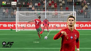 EA FC MOBILE 25  International Penalty Shootout 5  Portugal Vs Italy [upl. by Llenyar]