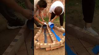 Swimming pool making liquid🤯wood working art  hand crafts ideas  home made skillsshorts [upl. by Oenire]