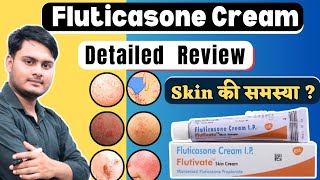 Fluticasone cream ip  Flutivate Skin Cream Uses in hindi  Fluticasone Cream Review [upl. by Duthie]