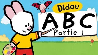 Apprendre lAlphabet avec Didou  A à M Partie 1 HD  plus 🎨 ici ⬇⬇⬇ [upl. by Ecinom]