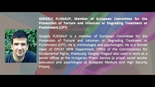 Gergely FLIEGAUF Detention Conditions of LGBTIQ People and Principles for Respectful Treatment [upl. by Connett]