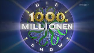 1000 Millionenshow  ORF 2 [upl. by Mooney242]