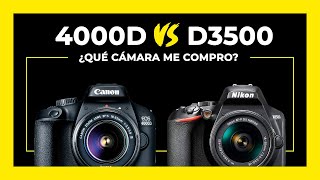 🔥 Canon 4000D vs Nikon D3500 Español ¿Cual es mejor [upl. by Nagap]