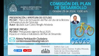 ASAMBLEA DEPARTAMENTAL SESIÓN DE COMISIONES 29 DE OCTUBRE DEL 2024 [upl. by Ennovehs]